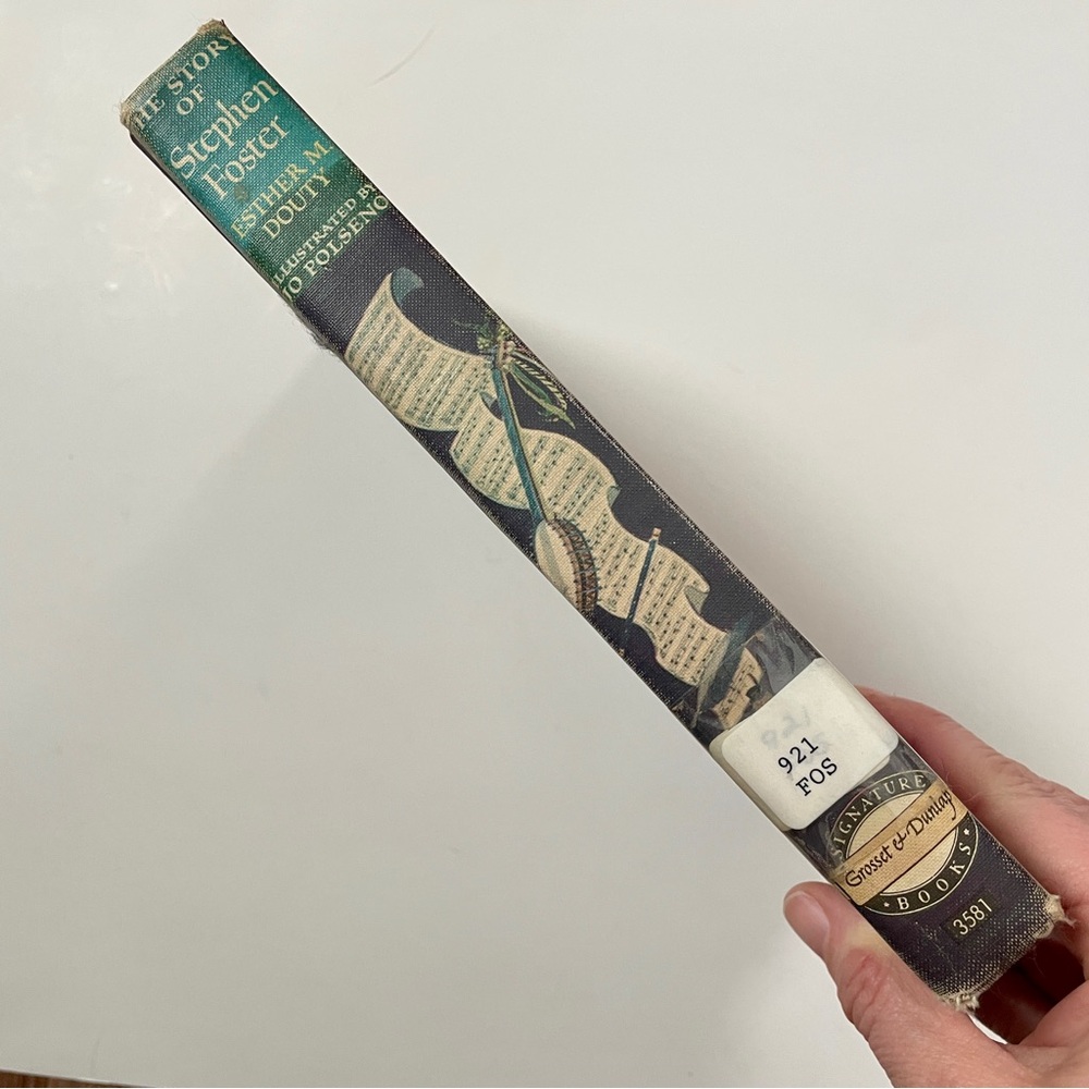 Vintage Library Copy The Story of Stephen Foster Book 1954 American Composer - Picture 3 of 9